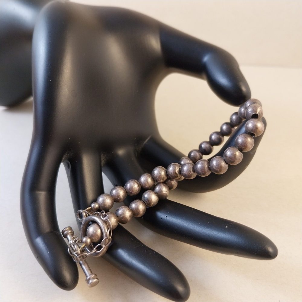 Silpada Sterling Silver Beaded Bracelet - Picture 2 of 15